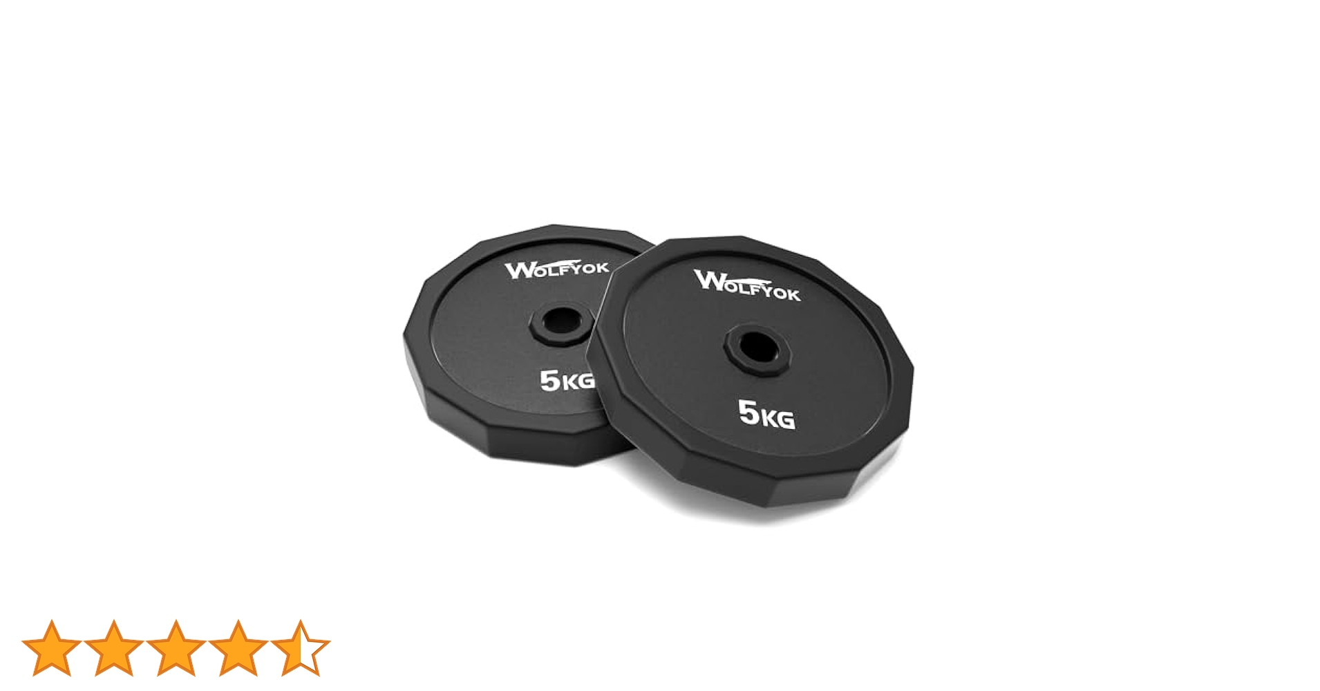 WOLFYOK 5kg ダンベルプレート 4枚セット Wolfyokダンベルプレート 5kg×4枚セット 71yocxj4KuL._UF350